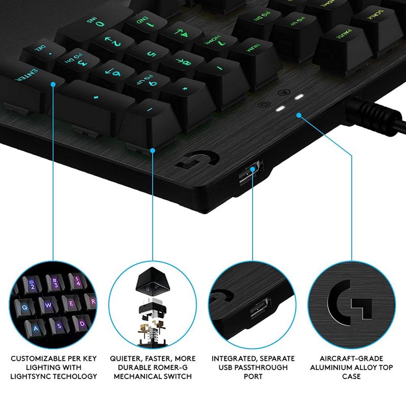 Logitech G512 Carbon GX Brown